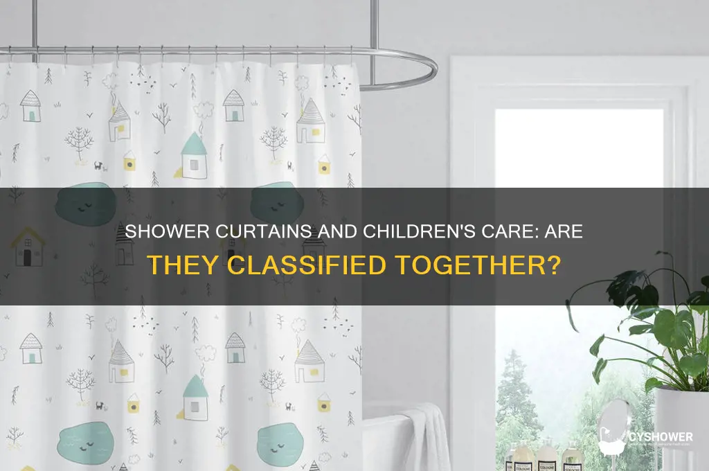 is a shower curtain classified as a children