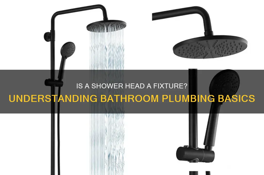 is a shower head considered a fixture