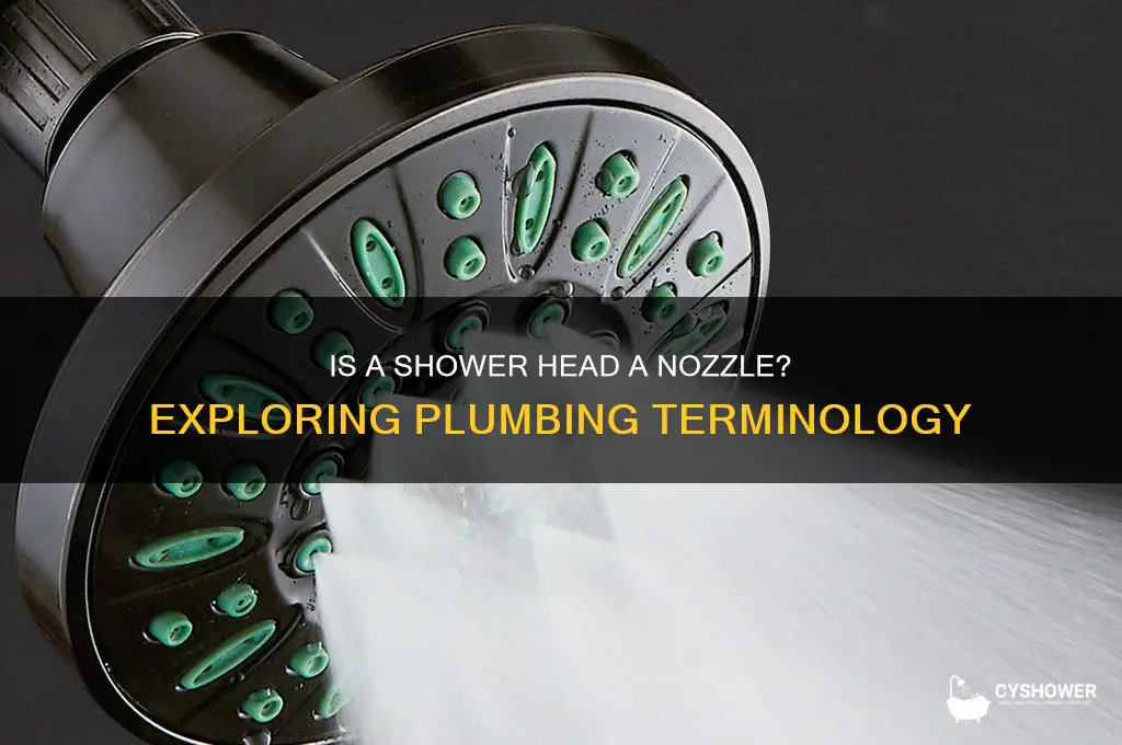 is a shower head considered a nozzle