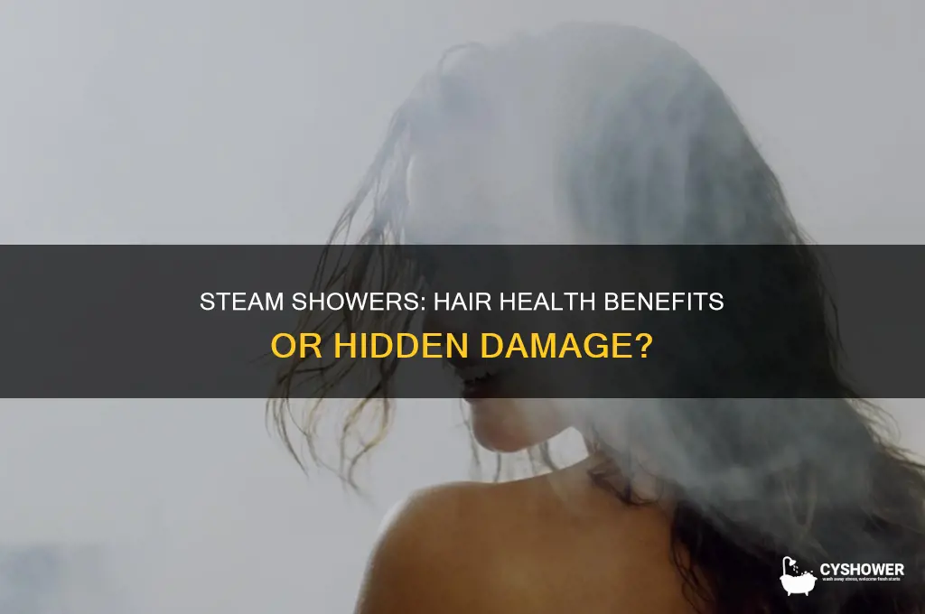 is a steam shower good for your hair