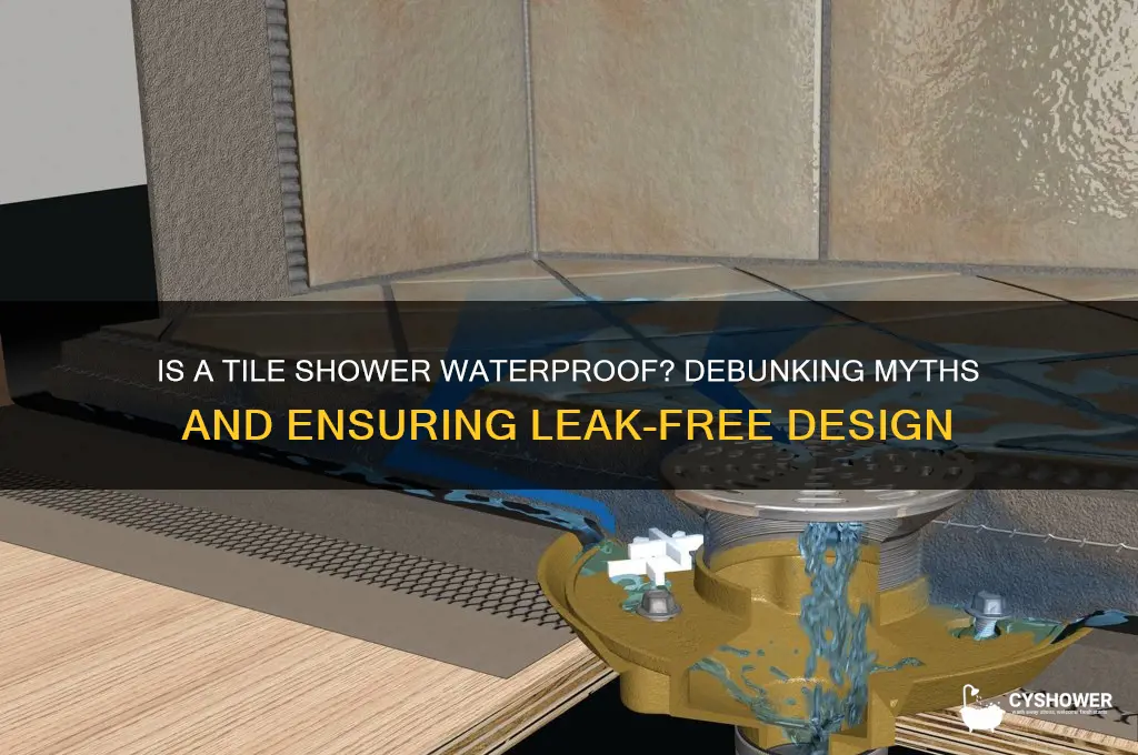 is a tile shower waterproof