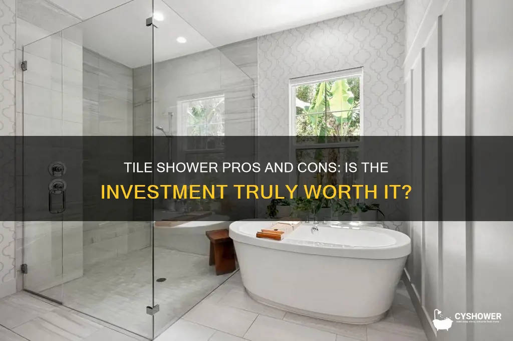 is a tile shower worth it