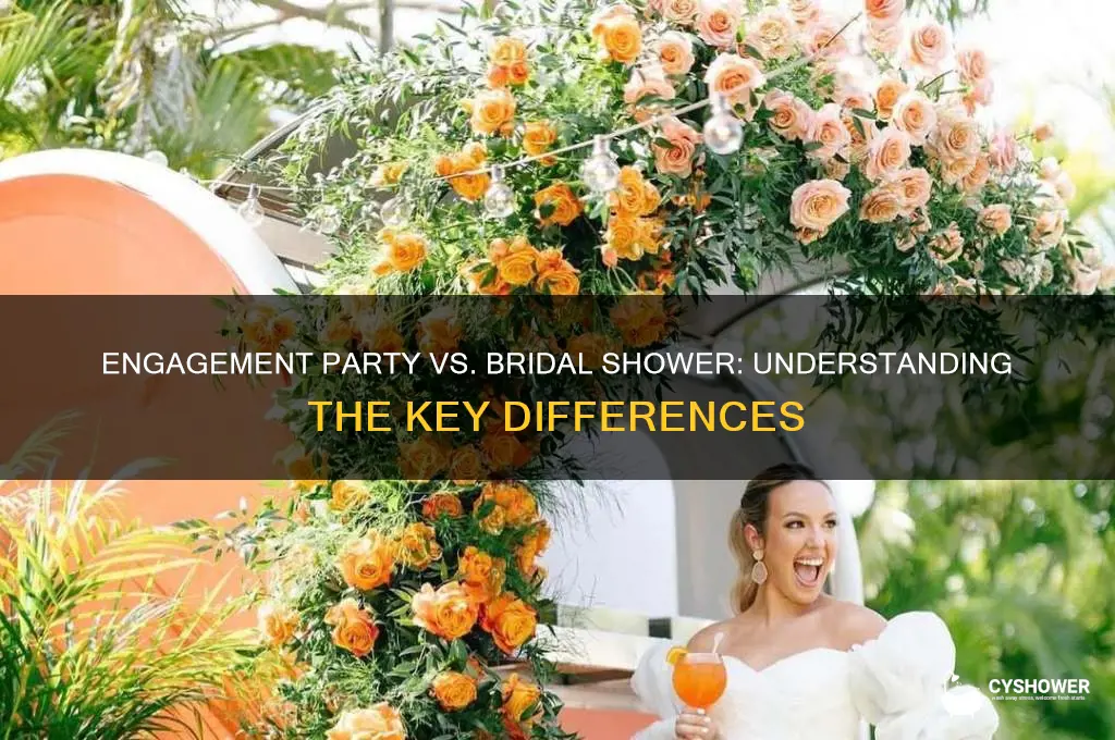 is an engagement party the same as a bridal shower