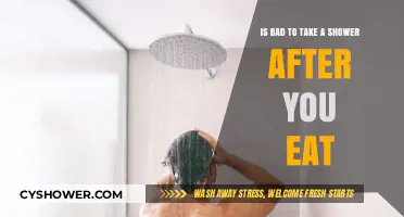 Showering After Eating: Myth or Harmful Habit?