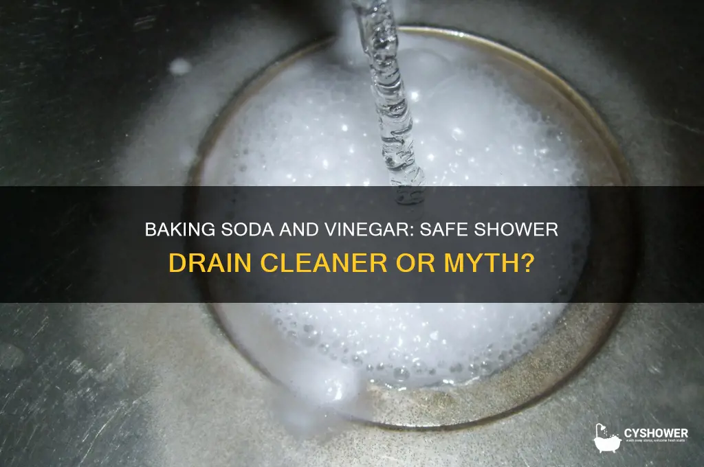 is baking soda and vinegar safe for shower drain