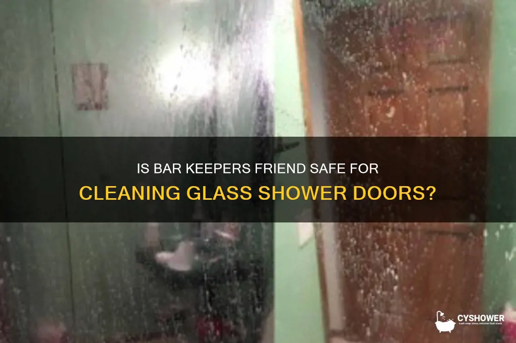 is bar keepers friend safe on glass shower doors