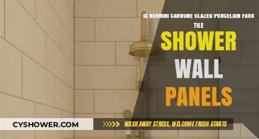 Bernini Carbone Glazed Porcelain Faux Tile Shower Wall Panels: A Stylish, Low-Maintenance Bathroom Solution