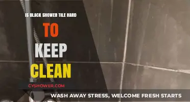 Black Shower Tile Maintenance: Cleaning Challenges and Practical Solutions