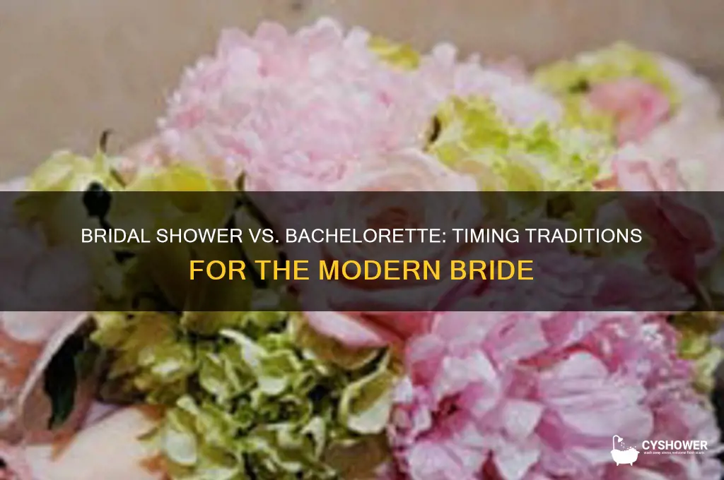 is bridal shower before bachelorette
