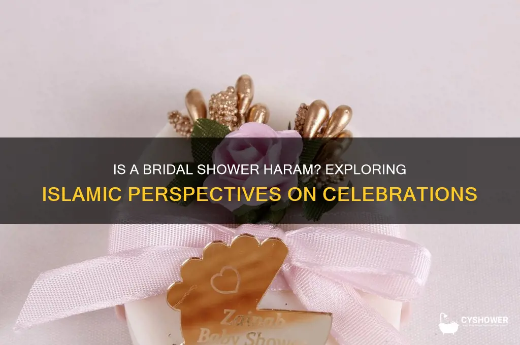 is bridal shower haram in islam