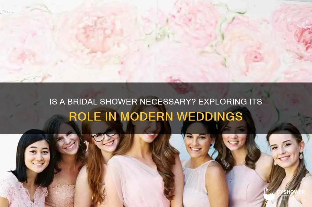 is bridal shower important