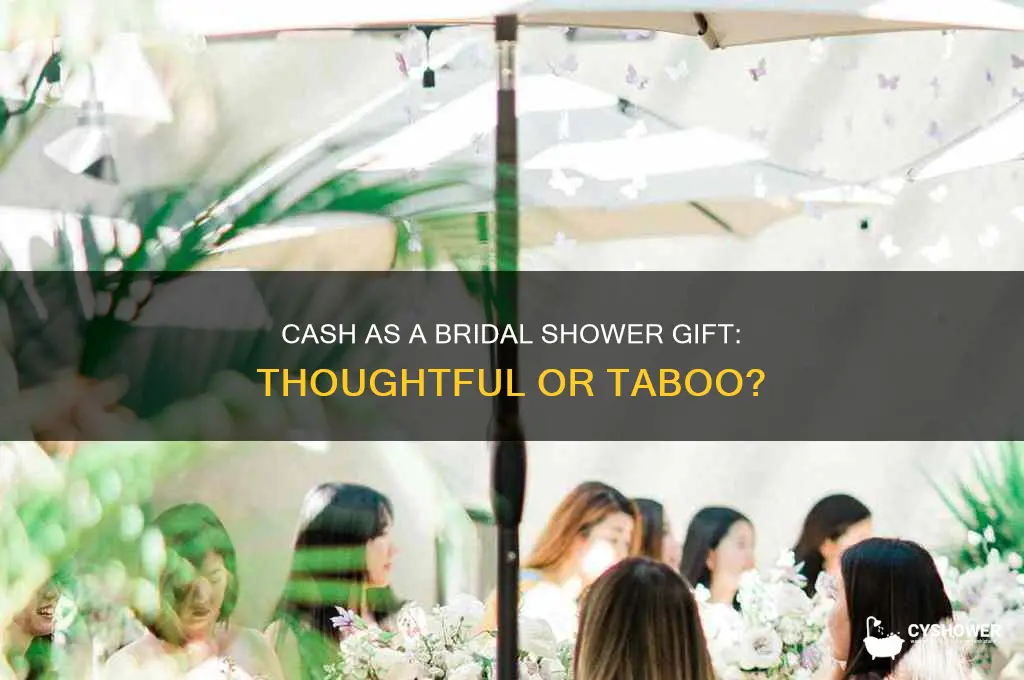 is cash an appropriate bridal shower gift