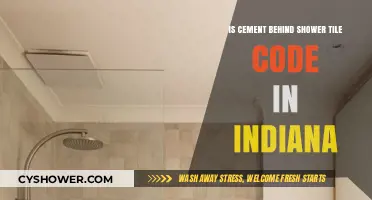 Is Cement Behind Shower Tile Code Compliant in Indiana?