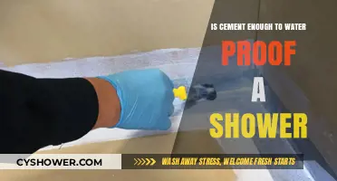 Is Cement Alone Sufficient for Waterproofing Your Shower?