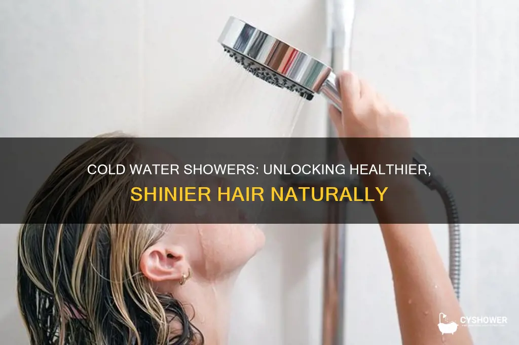 is cold water shower good for hair