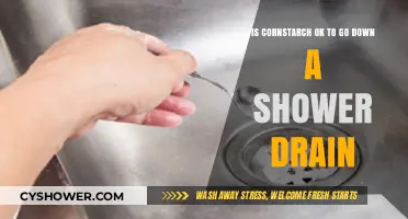 Is Cornstarch Safe for Shower Drains? A Plumbing Guide