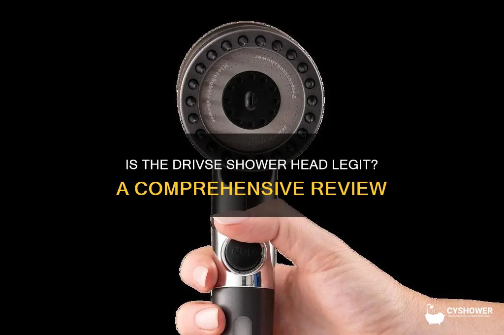 is drivse shower head legit