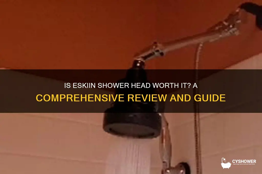 is eskiin shower head good
