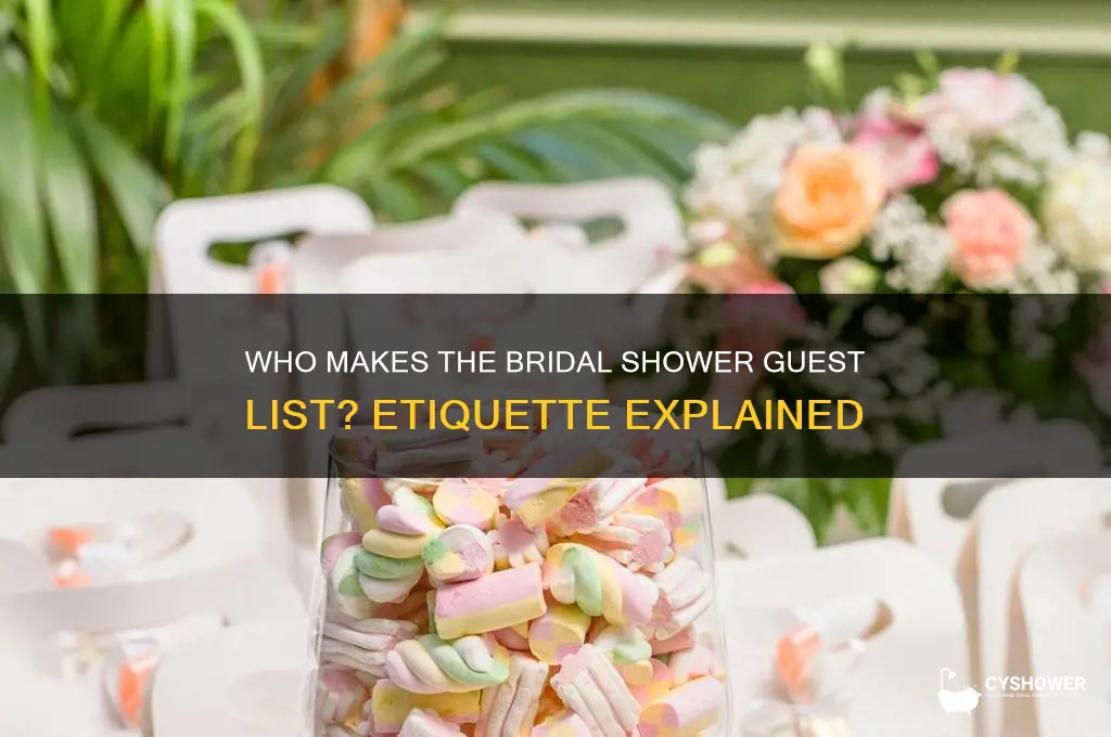 is everyone invited to the bridal shower