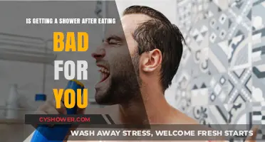 Showering After Eating: Myth or Health Risk Explained