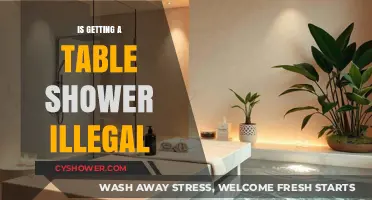Are Table Showers Legal? Exploring the Law and Ethics