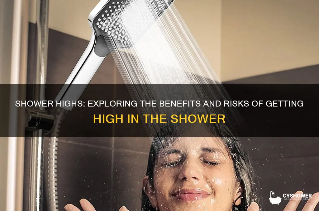 is getting high in the shower good for you
