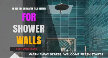 Glossy vs. Matte Tiles: Which is Best for Shower Walls?