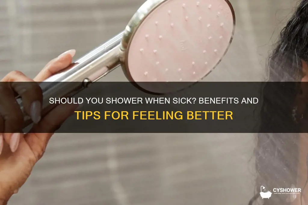 is good to take a shower when you