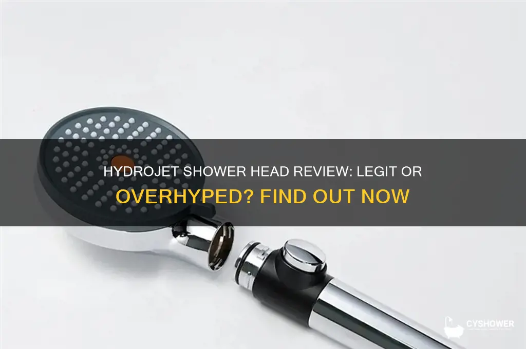 is hydrojet shower head legit