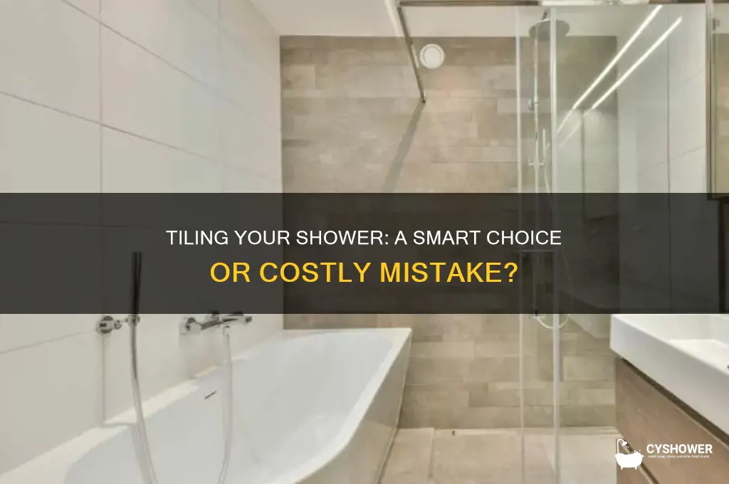 is it a bad idea to tile a shower
