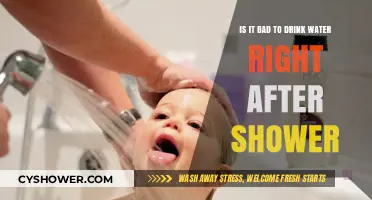 Drinking Water Post-Shower: Healthy Habit or Harmful Practice?