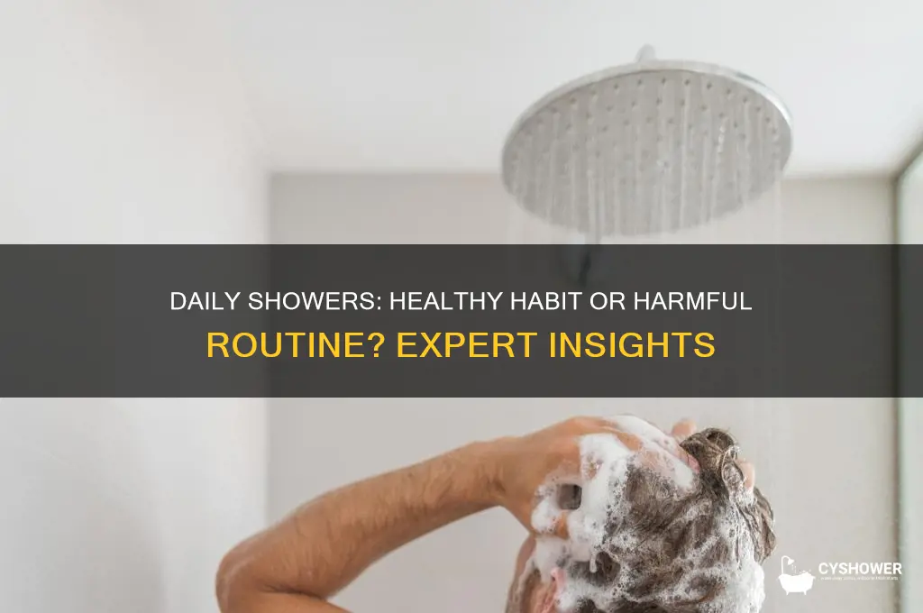 is it bad to get a shower everyday