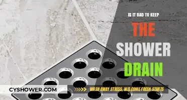 Is Keeping the Shower Drain Covered Bad for Your Plumbing?