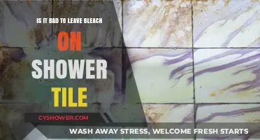 Leaving Bleach on Shower Tile: Safe or Damaging?