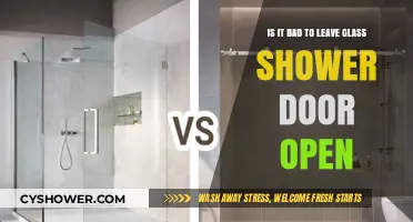 Should You Leave Your Glass Shower Door Open or Closed?