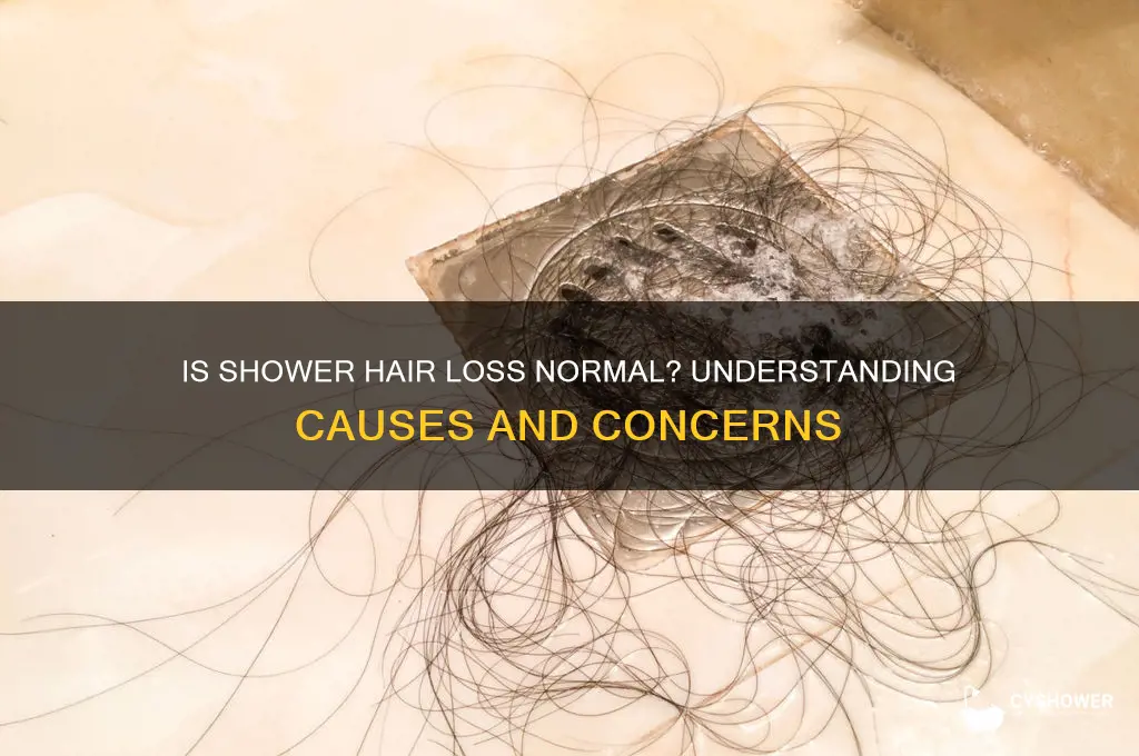 is it bad to lose hair in the shower