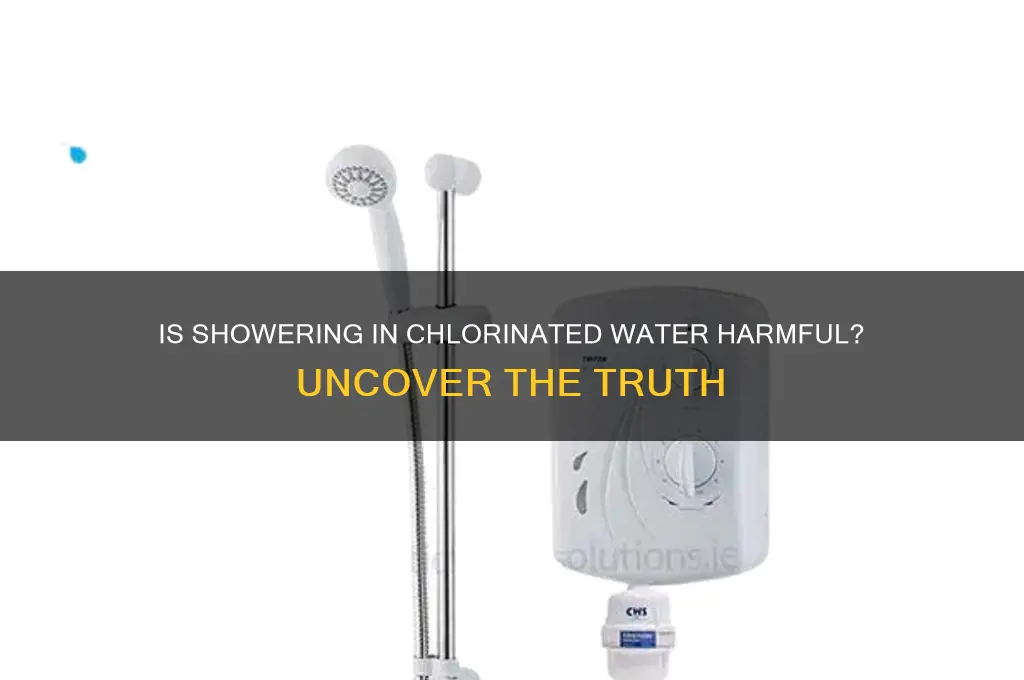 is it bad to shower in chlorine water