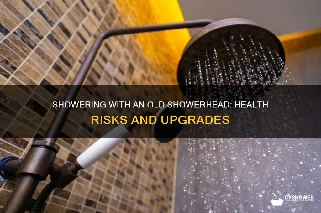 is it bad to shower with a old head