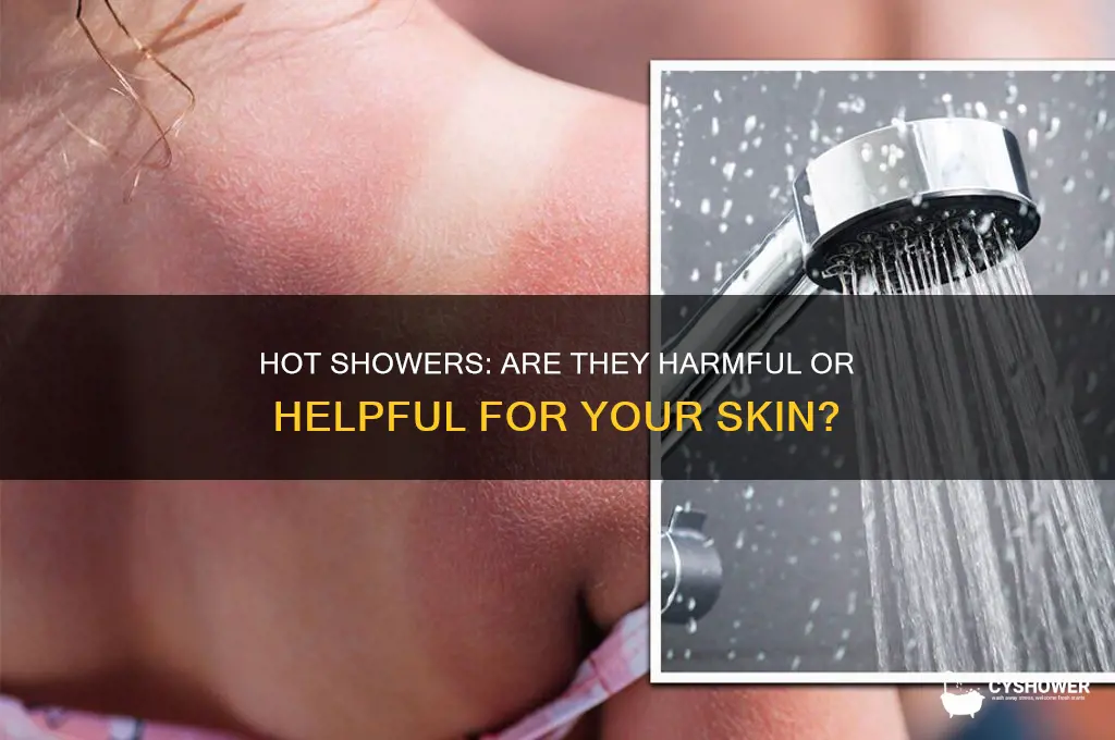 is it bad to shower with hot water