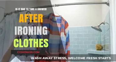 Shower After Ironing: A Harmful Habit or Harmless Routine?