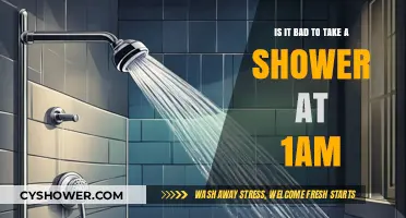 Is a 1 AM Shower Bad for Your Health or Sleep?