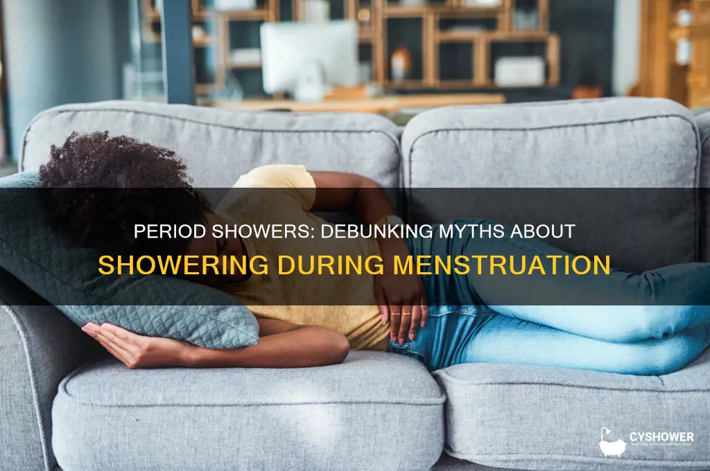 is it bad to take a shower during your period