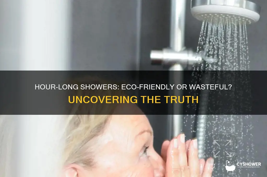 is it bad to take an hour long shower