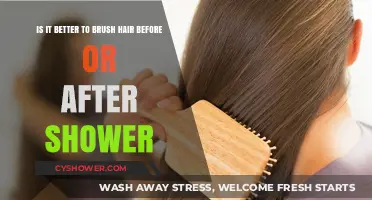 Pre-Shower or Post-Shower: When Should You Brush Your Hair?