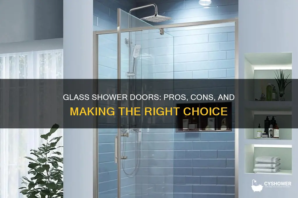 is it better to get glass shower doors