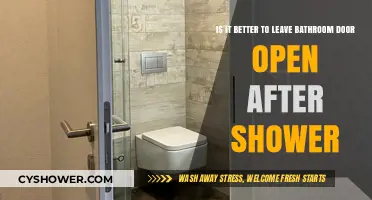 Should You Leave the Bathroom Door Open After Showering?