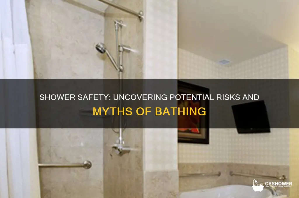 is it dangerous to take a shower