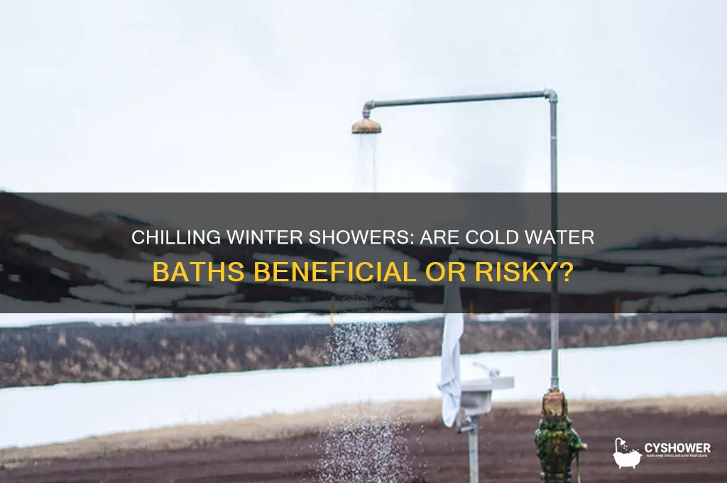 is it good to shower with cold water in winter