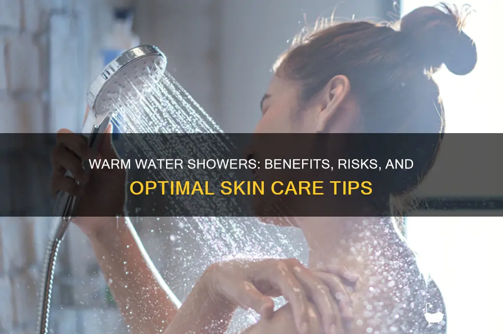 is it good to shower with warm water