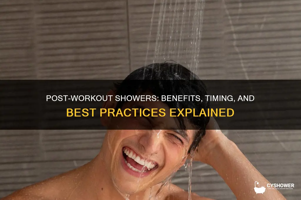 is it good to take a shower after exercise